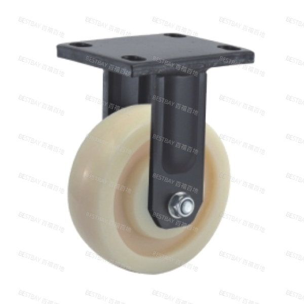 路威脚轮 ROLVE 7A系列12寸平底固定尼龙脚轮（双轴承） 7A-12302